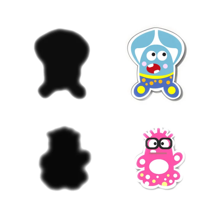 OEM Potty Training Sticker Thermochromic Sticker