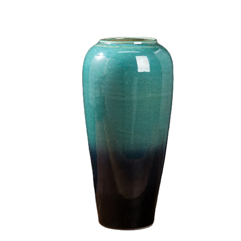 vintage clear porcelain vase large floor vases white green china ceramic vase handicrafts