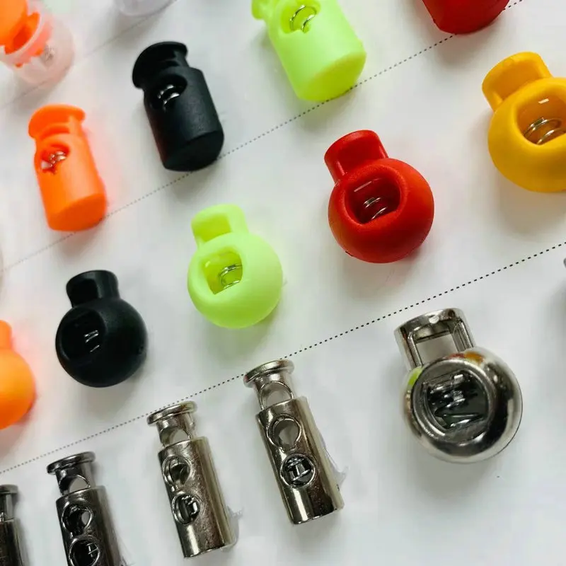 Высококачественный нейлоновый шнур, пружинный шнур, переключатель, пластиковая пробка в цветах для одежды