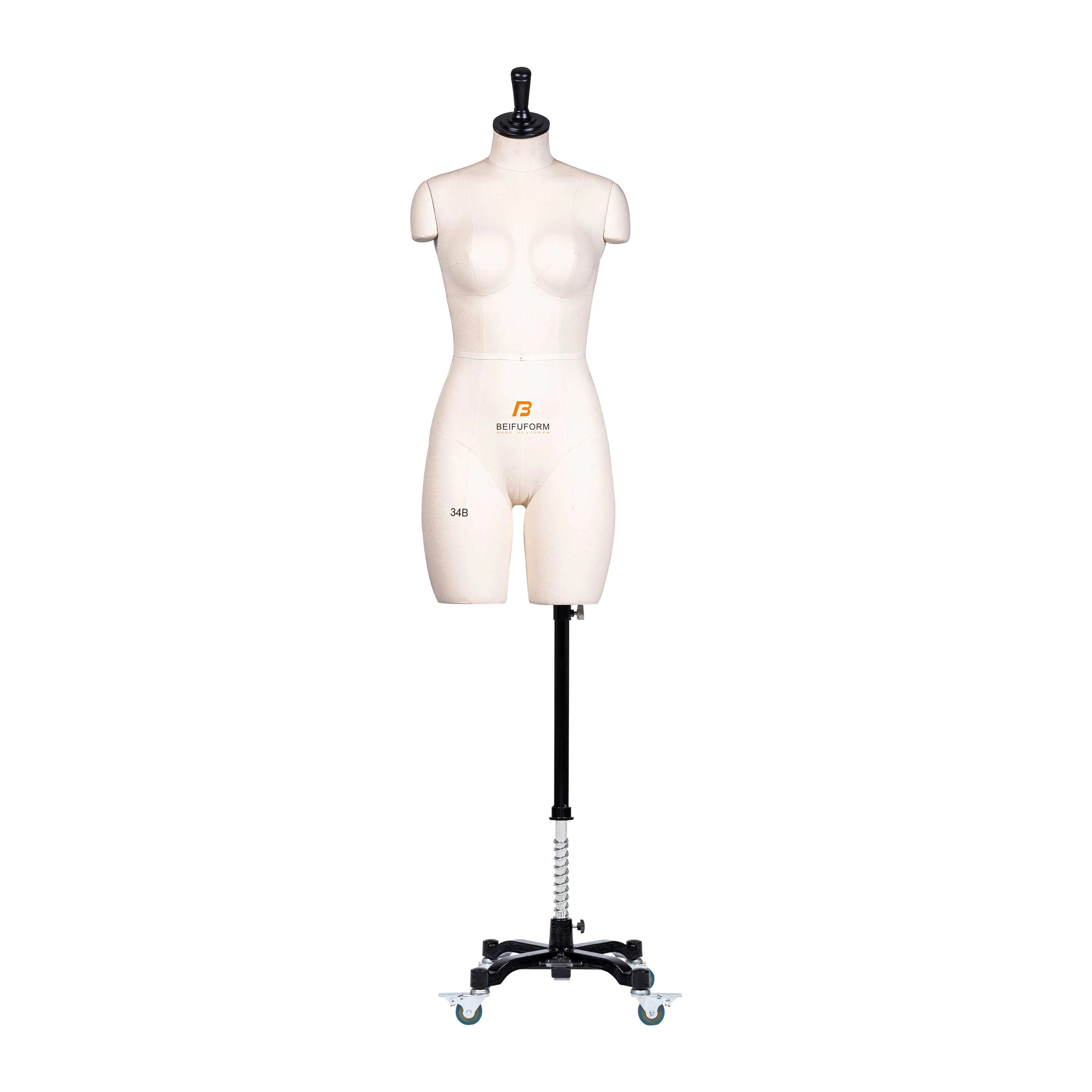 Beifuform half body female dummy underwear mannequin standard USA size 34B dress form intimate mannequin for tailor manikin