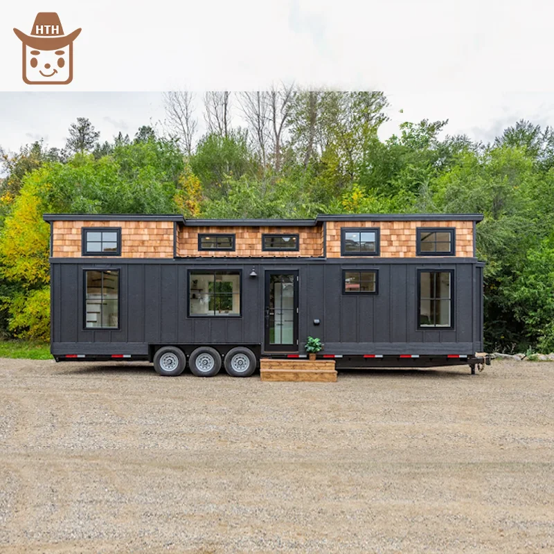 Tiny Houses Trailer Modern Design Garden Building Outdoor Warm House on wheels