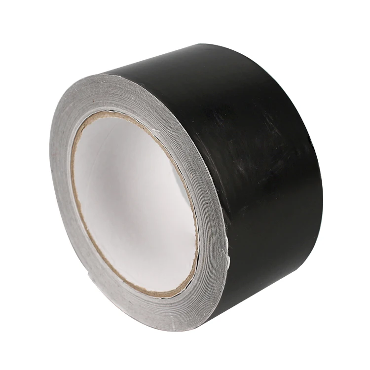 free sample and  tapes manufacturer high quality matte  black aluminum foil duct adhesive tape roll price for HVAC systems