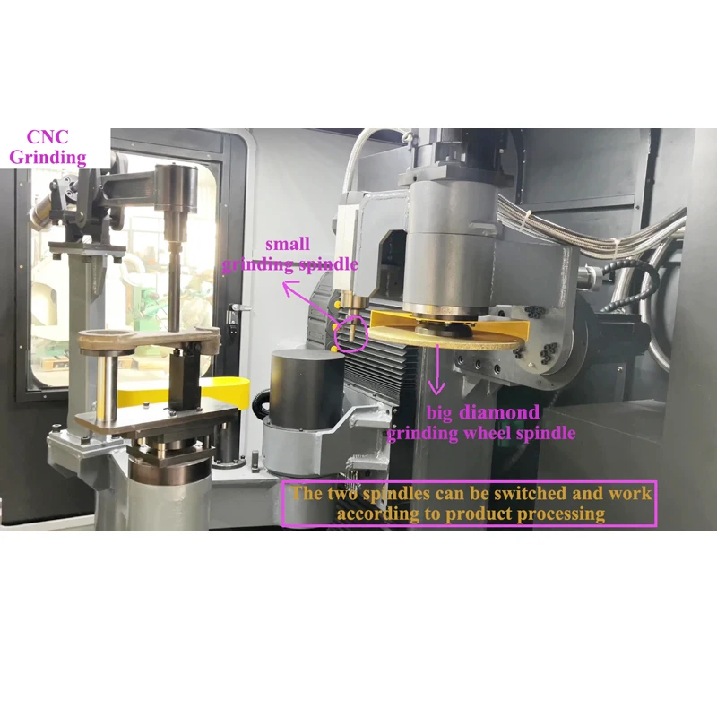 CNC Deburring and Grinding Machine For Motorcycle And Automobile Wheel Hub Hardware Accessories