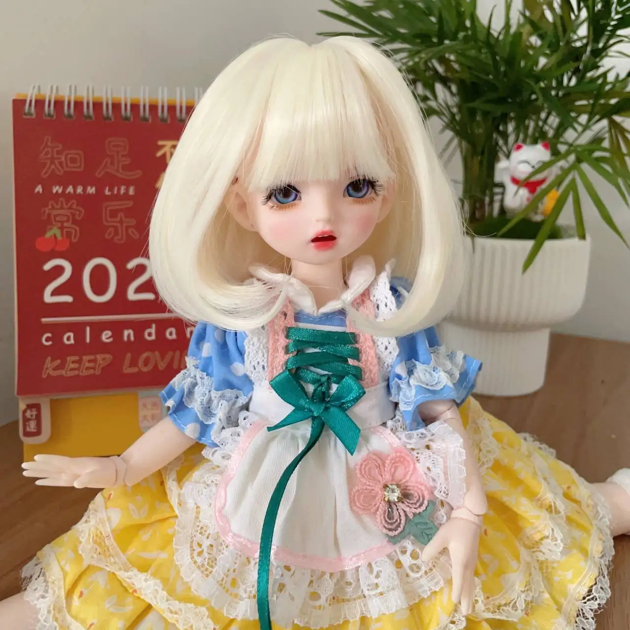 High Quality Clothing Doll Wig For America Girl Doll Wig Angora Wefts Goat Hair Cloth Doll Mohair Hair Weaving