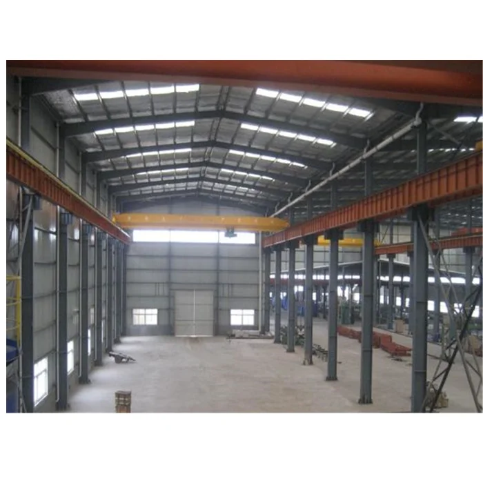 Factory Design Light Metal Sloping Roof Steel Structure Building Warehouse Workshop For Sale