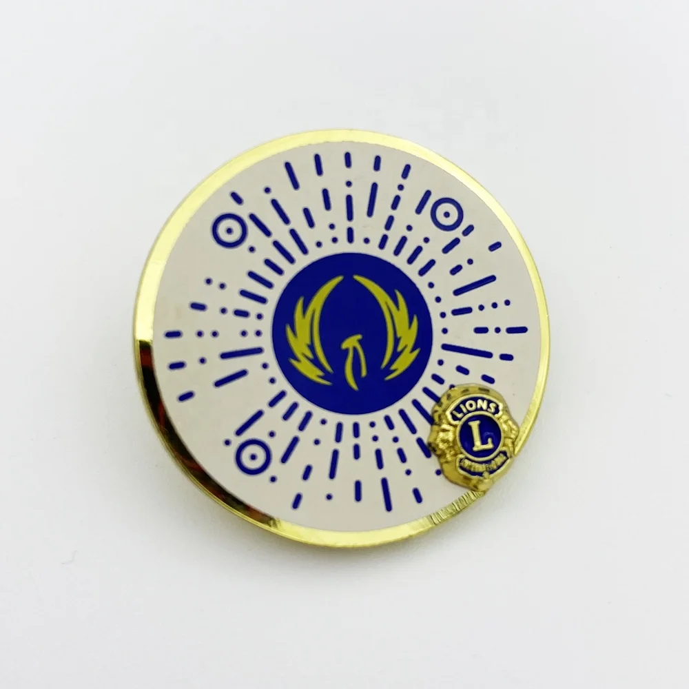 Красочная жесткая эмалированная булавка для лацкана, Золотая позолоченная булавка для игральных карт, булавка для воротника