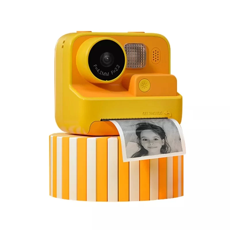 Kids Instant Print Camera For Baby Boys Girls 1080P HD Mini Camera With Thermal Photo Paper Toys Digital Camera Gifts Toys