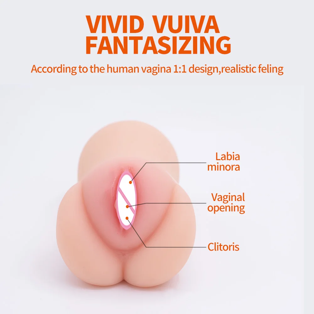 Silicone Realistic Lifelike 3D Pocket  pussy  vagina  Anal  Male Masturbator Sex Toy pussy toy for men sex toys doll