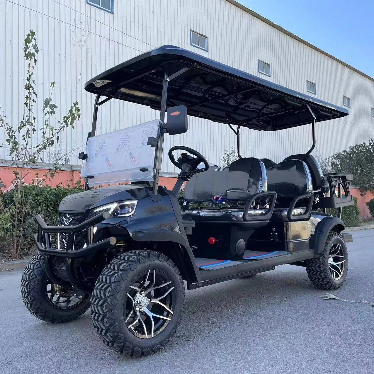 CL Street Legal Electric Golf Cart 72V 4 Seat Lithium Battery Club Car UTV Electric Golf Cart