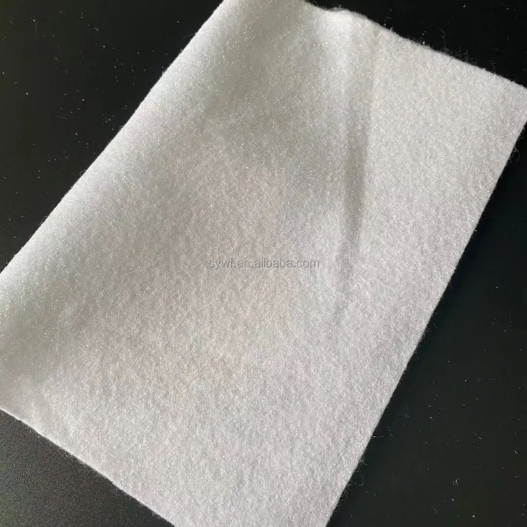 
China manufacturer needle punch nonwoven fabric roll flame retardent polyester nonwoven 