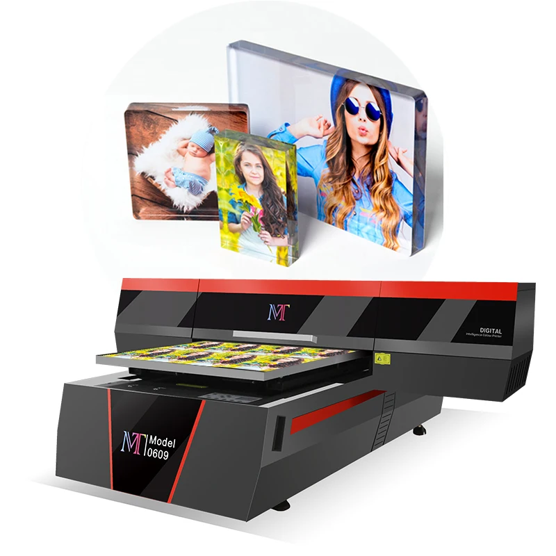 MT Refretonic UV Flatbed printer MT-UV6090pro metal glass  printing machine