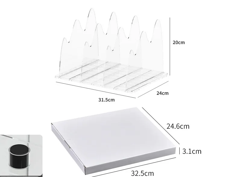 Adjustable shelf divider clear handbag separators for closet durable shelf dividers in bedroom office
