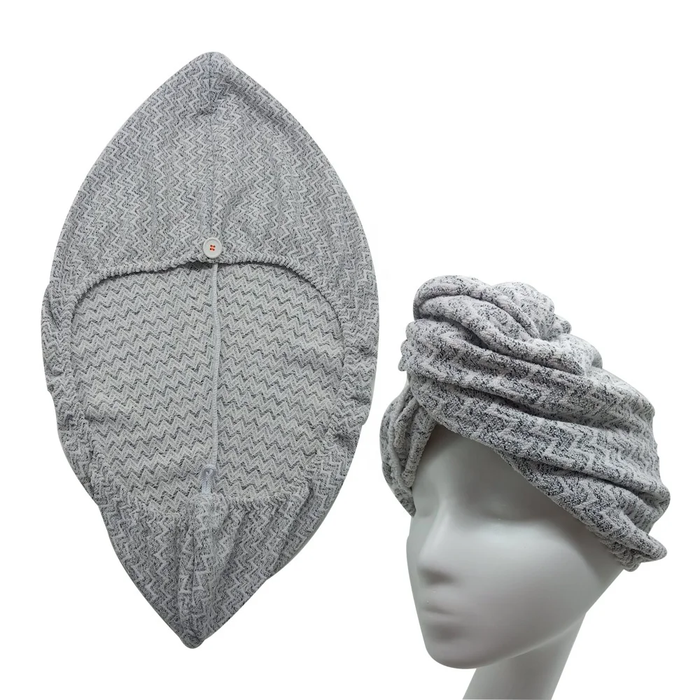 High Quality Hair Dry Turban Towel Super Soft Water Absorption Microfiber Dry Hair Bath Salon Towel