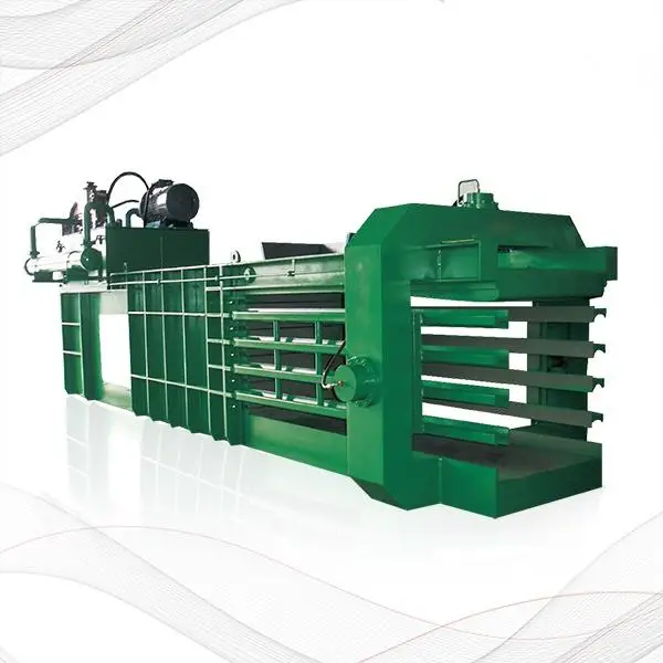 Densen customized Full Automatic Balers Waste paper packer Cans  horizontal baler Semi-automatic baler machine