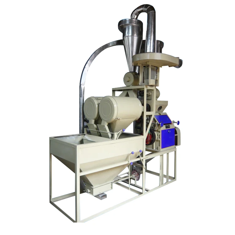 300-550kg/h small grain roller mill for maize,wheat,soybean,rice,millet