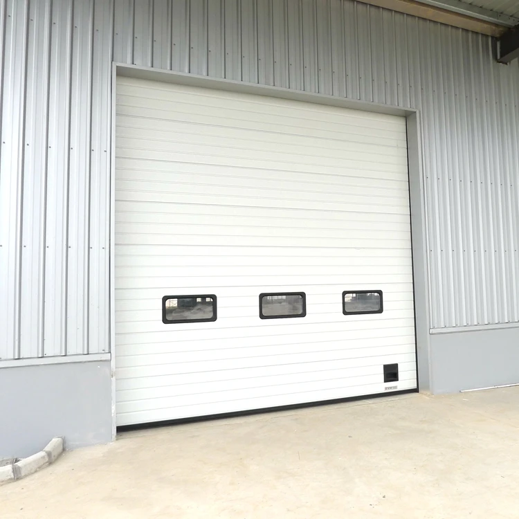 Customized Size Overhead Sectional Garage Door Radar Sensor For Aluminum Sectional Door Automatic Sectional Overhead Door