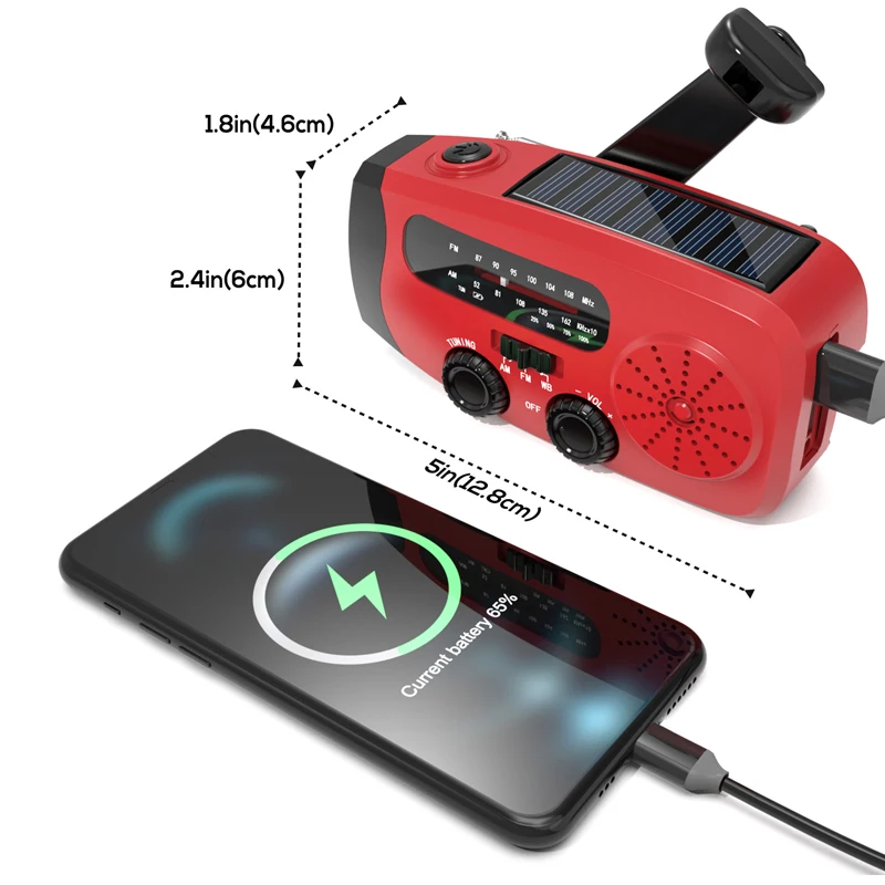 Popular Earthquake Radio SOS Adventure 66 pcs Essential Survival Gear Tool Trauma Kit Wilderness Hiking travel First Aid Kits