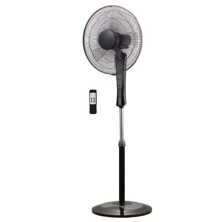 2022 5 Blades cross base high speed electric 16 inch plastic cheap oem odm low price smart standing fan in turkey