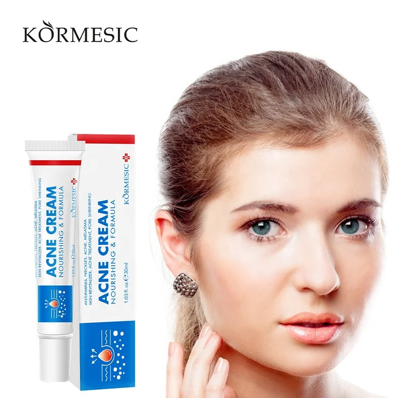 Private Label KORMESIC ACNE Cream Nourishing Formula for whitening spot Remover skin care
