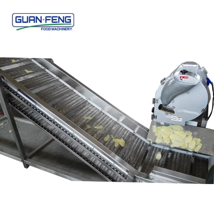 High efficiency french fries quick frozen food production line machine