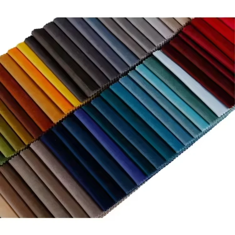Hot Sale 100% Polyester Holland Plush Velvet Fabric For Home Textile Sofa