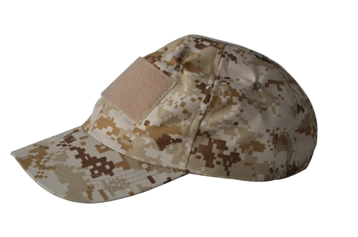 Manufacturer camouflage pattern mesh baseball hat patch logo camouflage military custom tactical hat
