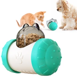 Wholesale Dog Slow Feeder Balance Car Toys Dispenser Plastic Pet Interactive Ball Toy