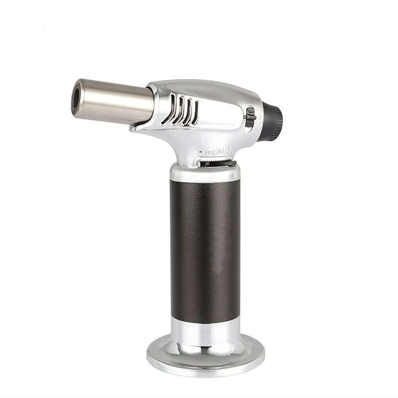 Powerful Torch Lighter Single Jet Flame Portable Camping  Torch Lighters With Safety Lock