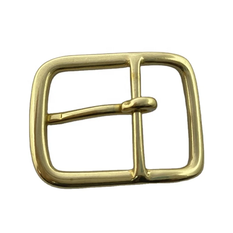 Manufacture 40mm Solid Brass Pin Buckle Western Cowboy For Belt