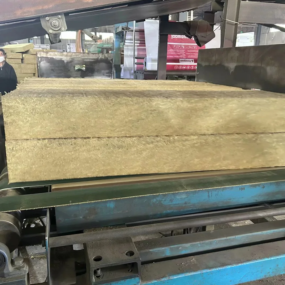 180 KG/M3 rockwool 15cm Fire-Proof Structure Wall Rock Wool board insulation sound proof wall panels rock wool panel soundproof