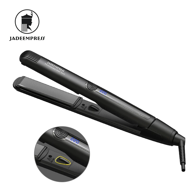 High Quality Customize Ceramic Hair Straightener Flat Irons For Home Use Private Label Iron With LCD Display