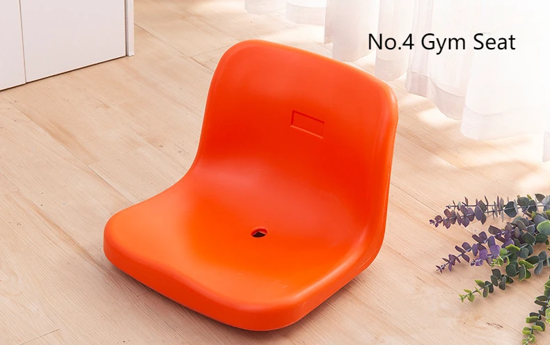 Wholesale Hollow Plastic Stand Chair Middle Back Tribune Stadium Soccer Goals Outdoor Gym Seating