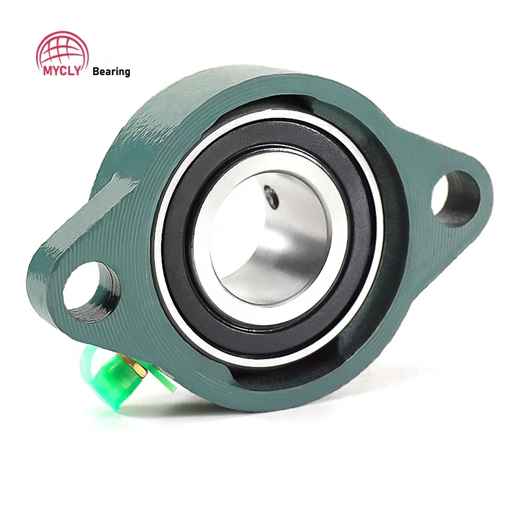 SBLF 208-24 2 Bolt Flange Set Screw Lock Bore block bearings SB208 AS208 LF208 Bearing SBLF208