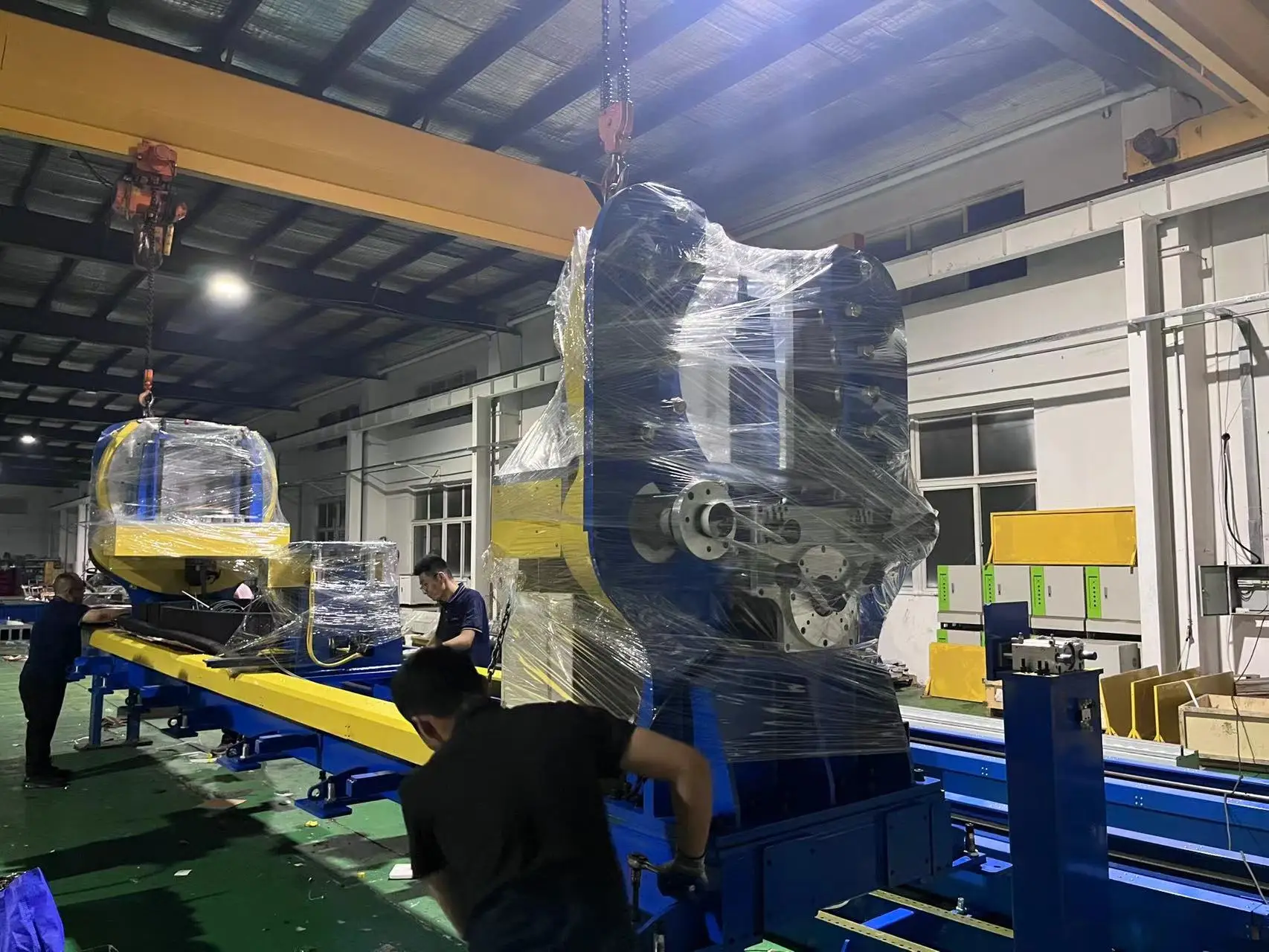 Auto Welding Robot Line for Steel Structures 600/800/1000/1250/1500/1800mm H Beam Profile with Core Bearing Components