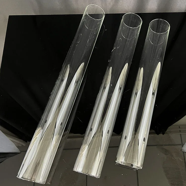 MH-TZ0518 Glass Cylinder Tube For Crystal Candelabra Decoration