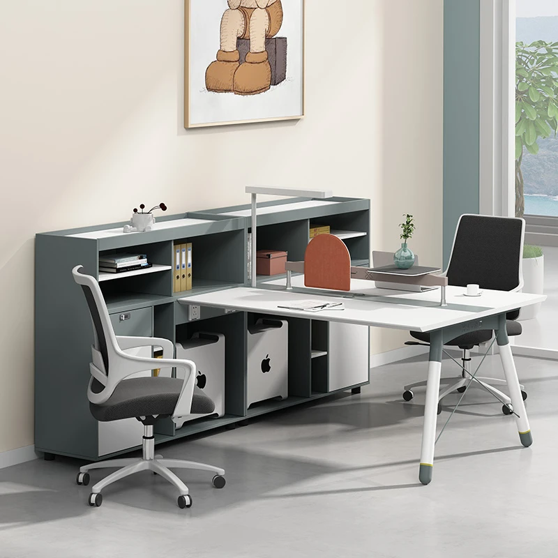 Factory sale modern office furniture desk combination cubicle office partition screen workstation