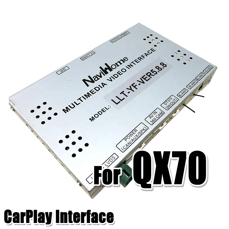  Plug & Play интерфейс CarPlay для Infiniti QX80 QX50 QX60 QX70 2014-2019 поддержка wifi YouTube Android