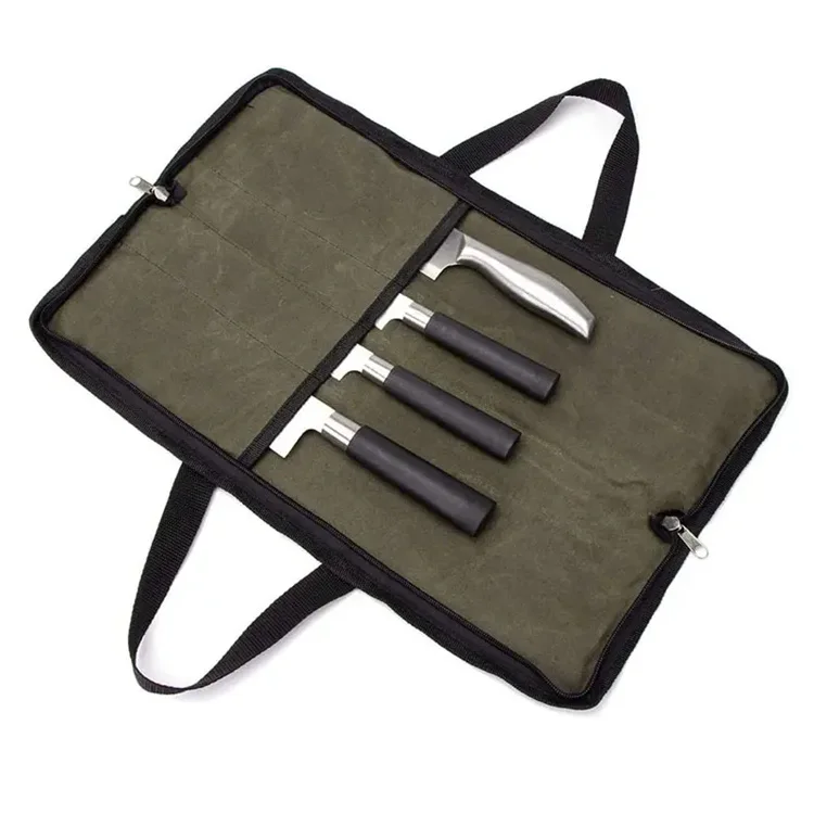 Portable Kitchen Storage Bag Carrying Knife Holder Multifunction Chef Knife Roll Tool Bags