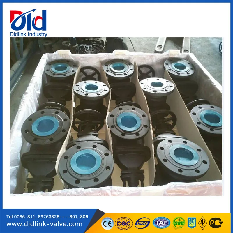 Cast Iron/Ductile iron Flanged Non-rising Stem Metal Sealed DN 200 Resilient Seat gate valve