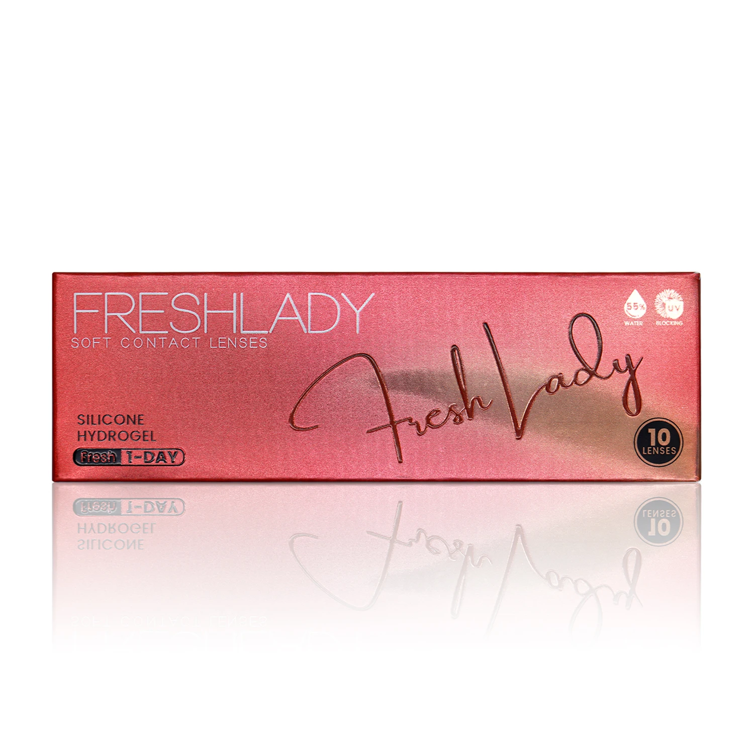 Hot Selling Fresh Lady Daily Contact Lenses New Soft Color Day Contact Lens Custom Wholesale Natural Colors Eye Contact Lenses