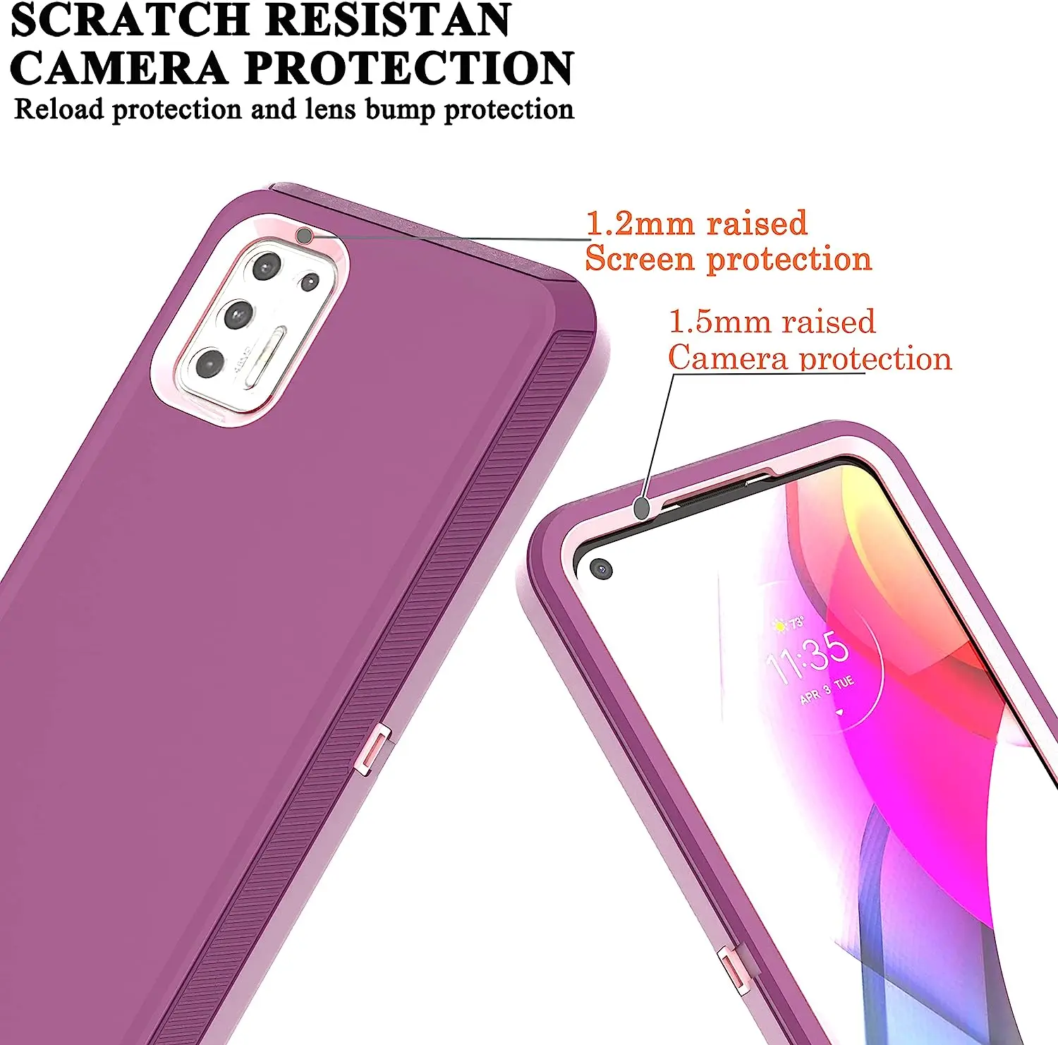 Shockproof Full Body Defender Protective Phone Case For Motorola G Stylus 5G 2021 2022 2023 Cell Phone Case WIth Belt Clip Holst