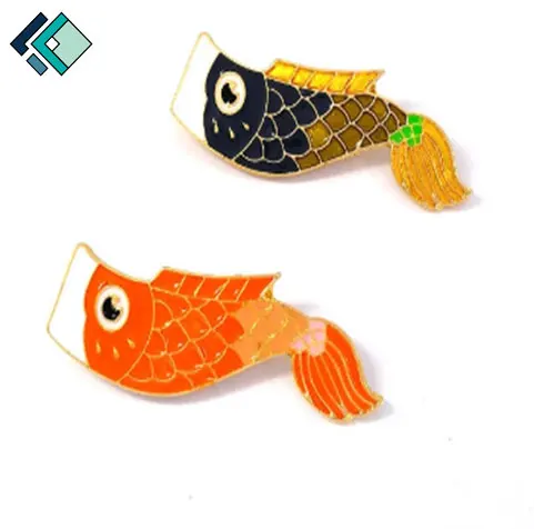 Оптовая продажа, мягкие или жесткие эмалированные заколки для лацканов с мультяшными милыми животными, рыбками, медведем, котом, аксессуары для рюкзака, металлический значок на заказ
