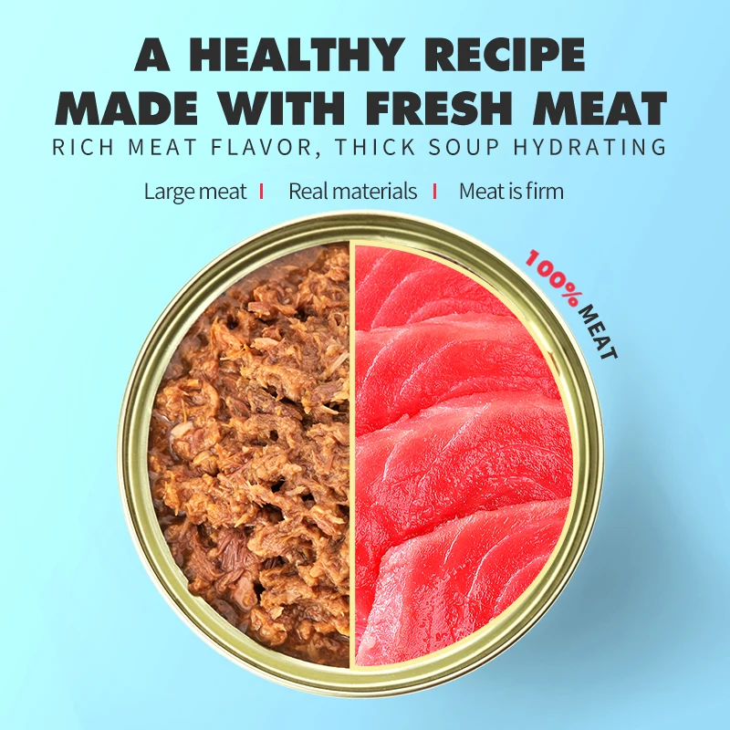 Pet Snack  Wet  Suppliers  Wholesale  Salmon  Hyperalimentation 85g Cat Wet Food Canned