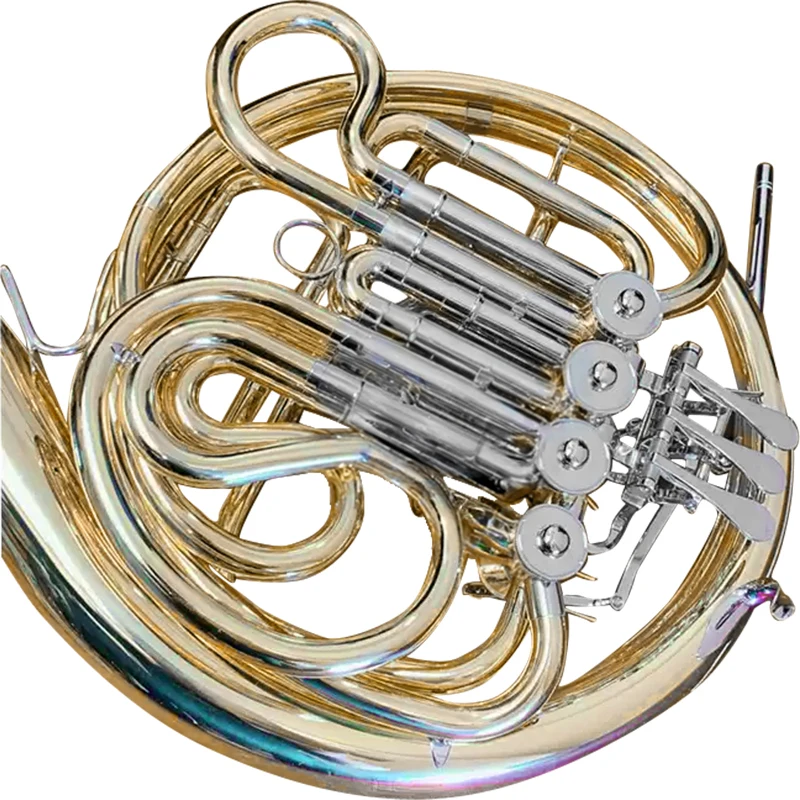 4 keys Brass French Horn F/Bb comes with Case Yamahas YHR-567D  Intermediate Level for Beginners Double French Horn