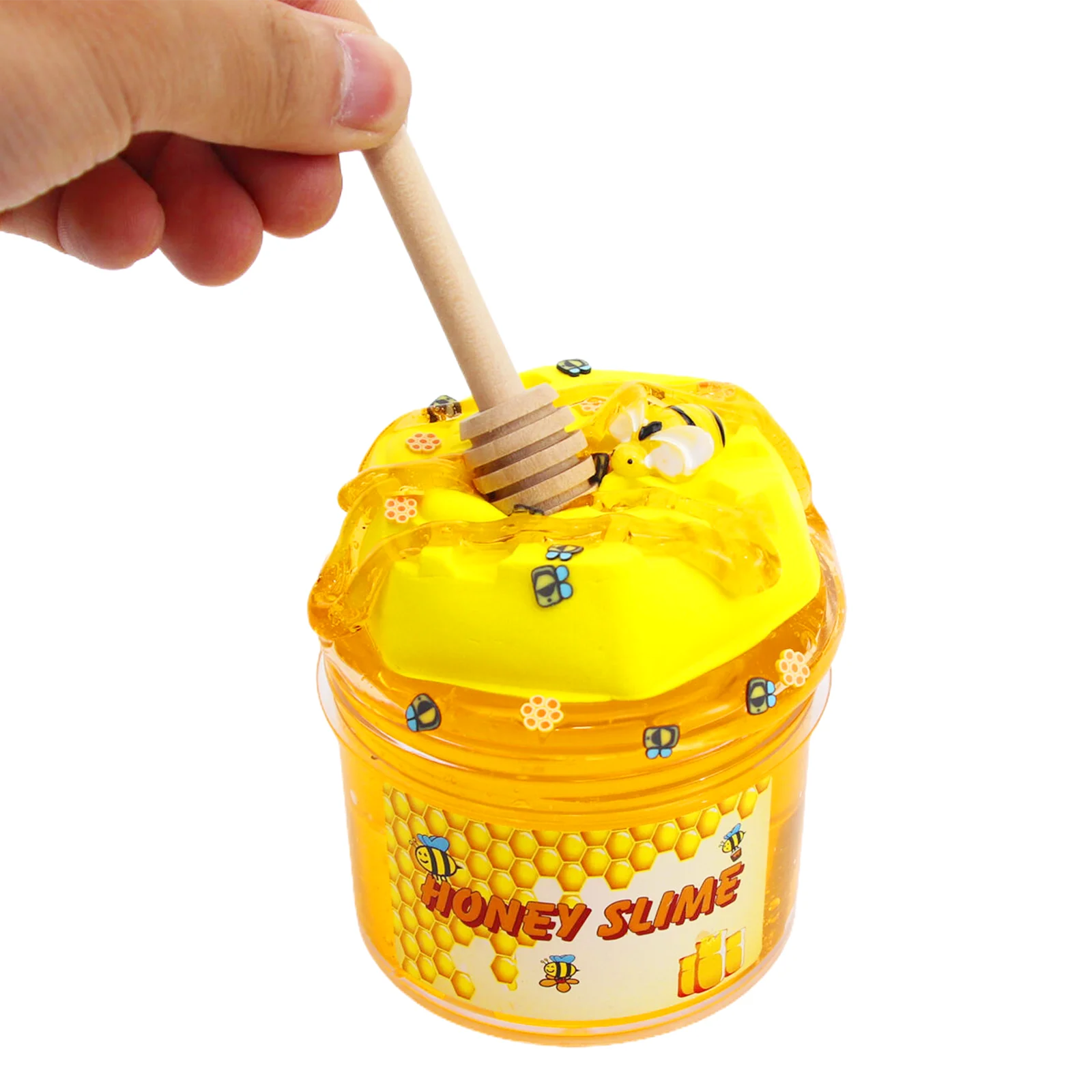 TS 200ml DIY Kids Making Kit Educational Toy Butter Crystal Mud Play dough Non-toxic Bee Honey Slime Kit