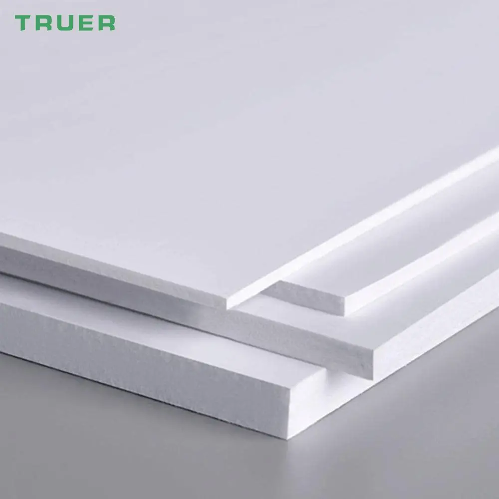 Zhengde plastic material 2mm sign use 10 12mm advertisitng material white black pvc sintra board