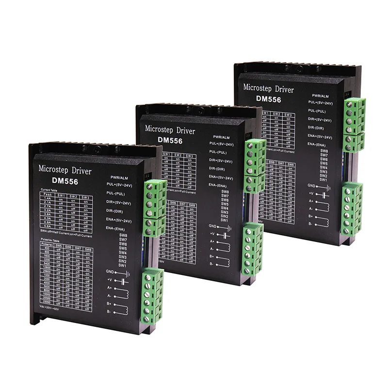 DM556 motor drive digital nema17 stepper motor driver 24-50VDC for 57 86 series motor drive For 3D Printer Monitor Equipment