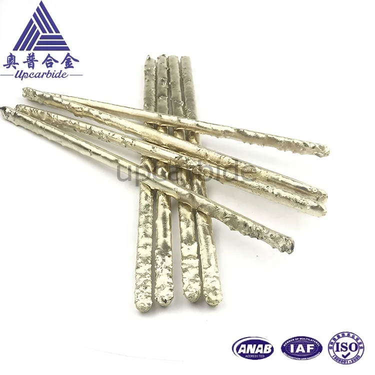 Hardfacing YD Copper Tungsten Carbide Composite  Rods Copper Or Nickel  Cemented Carbide Composite Welding Rods