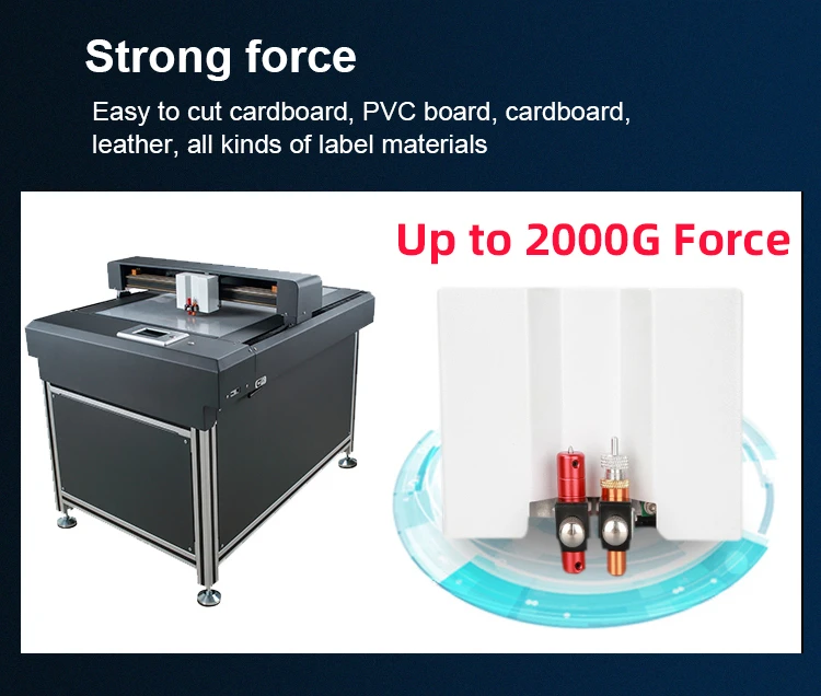 Purcell Wholesales Built-in Camera Auto Contour Flatbed Plotter Reflective Film Flatbed Cutter Plotter For Sale