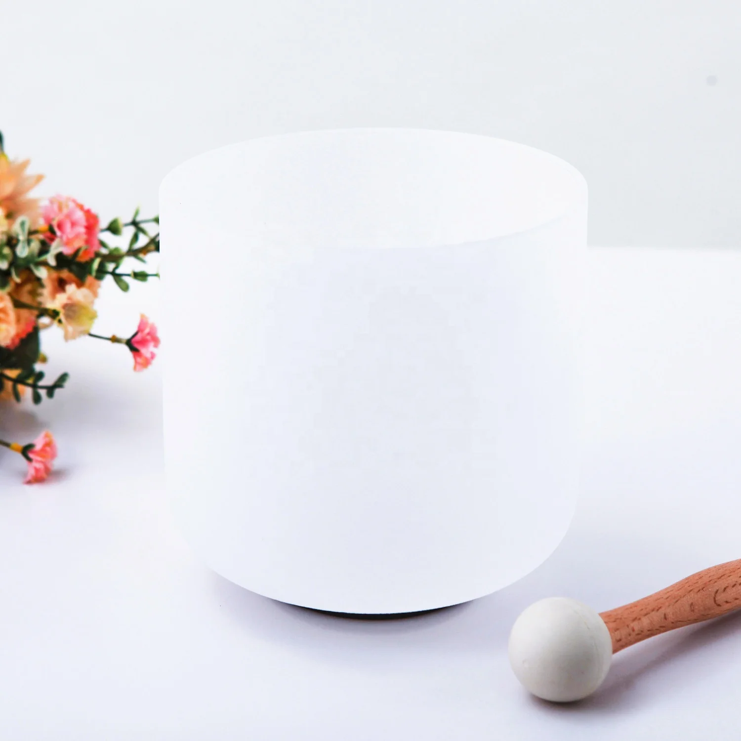 Полный комплект Поющая миски из кварцевого кристалла высокой чистоты 432 Гц 6-14 дюймов, набор с мешками